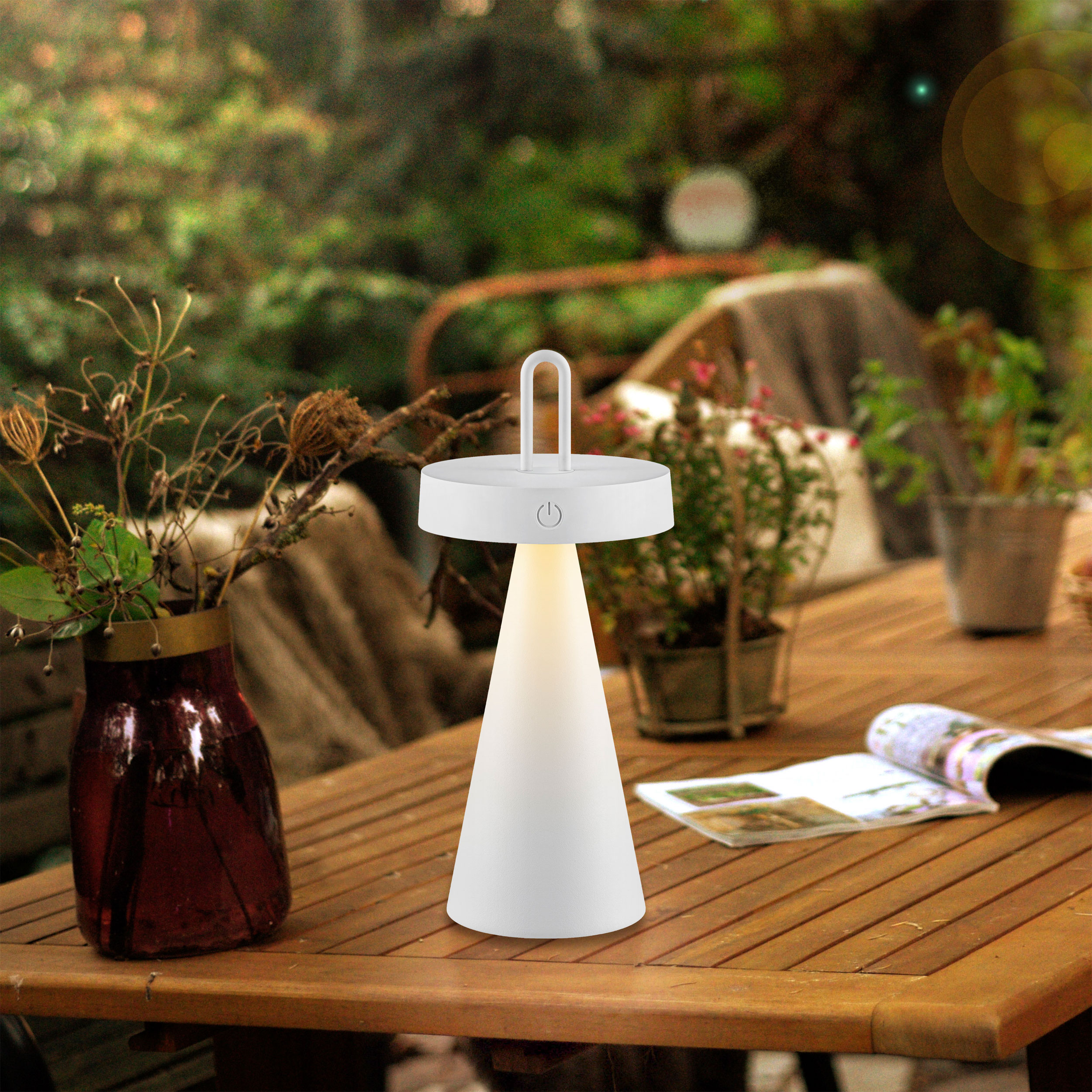 JUST LIGHT.LED-Akku-Tischleuchte 1flg