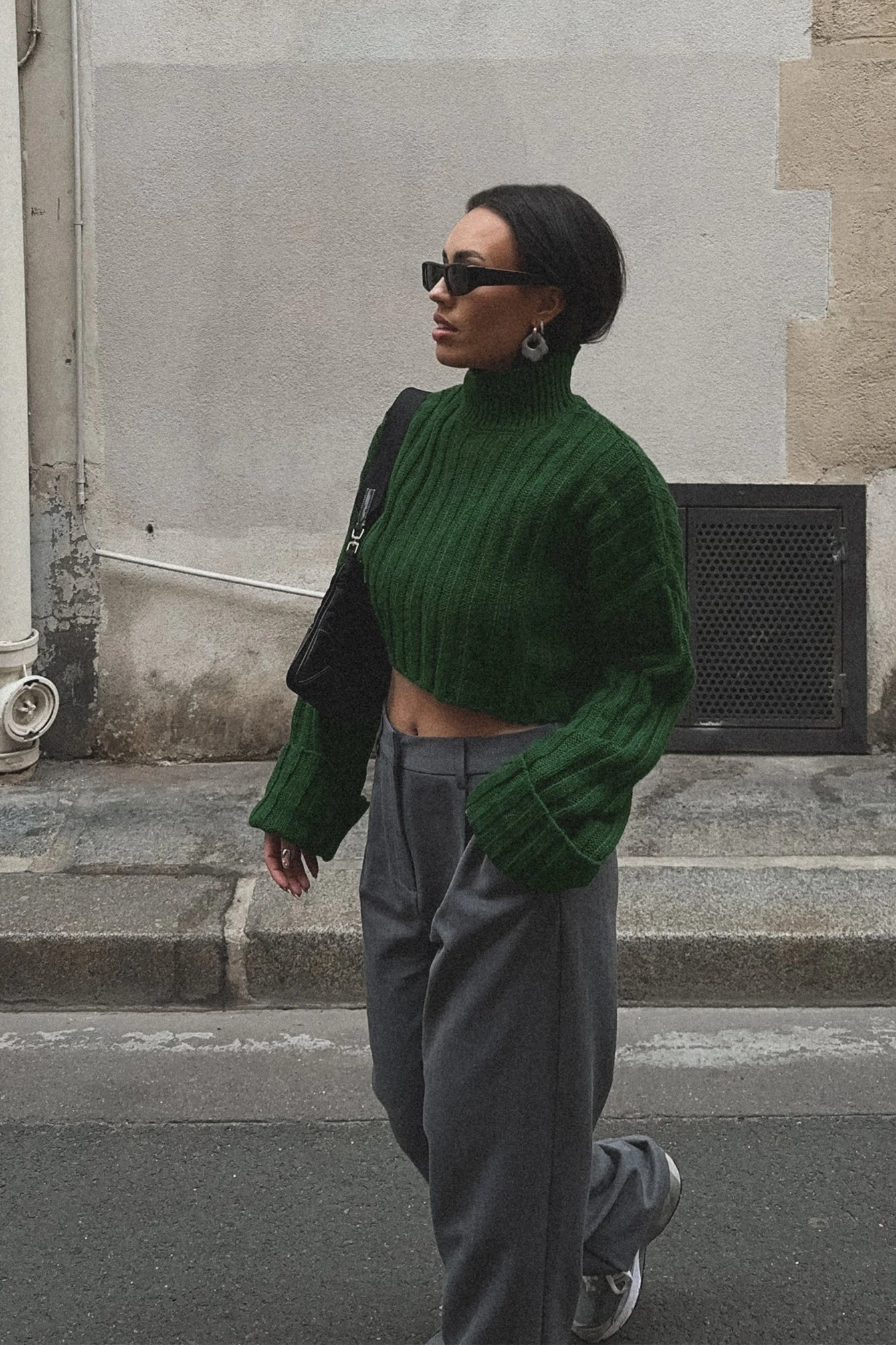 Pullover mit weiten Ärmeln