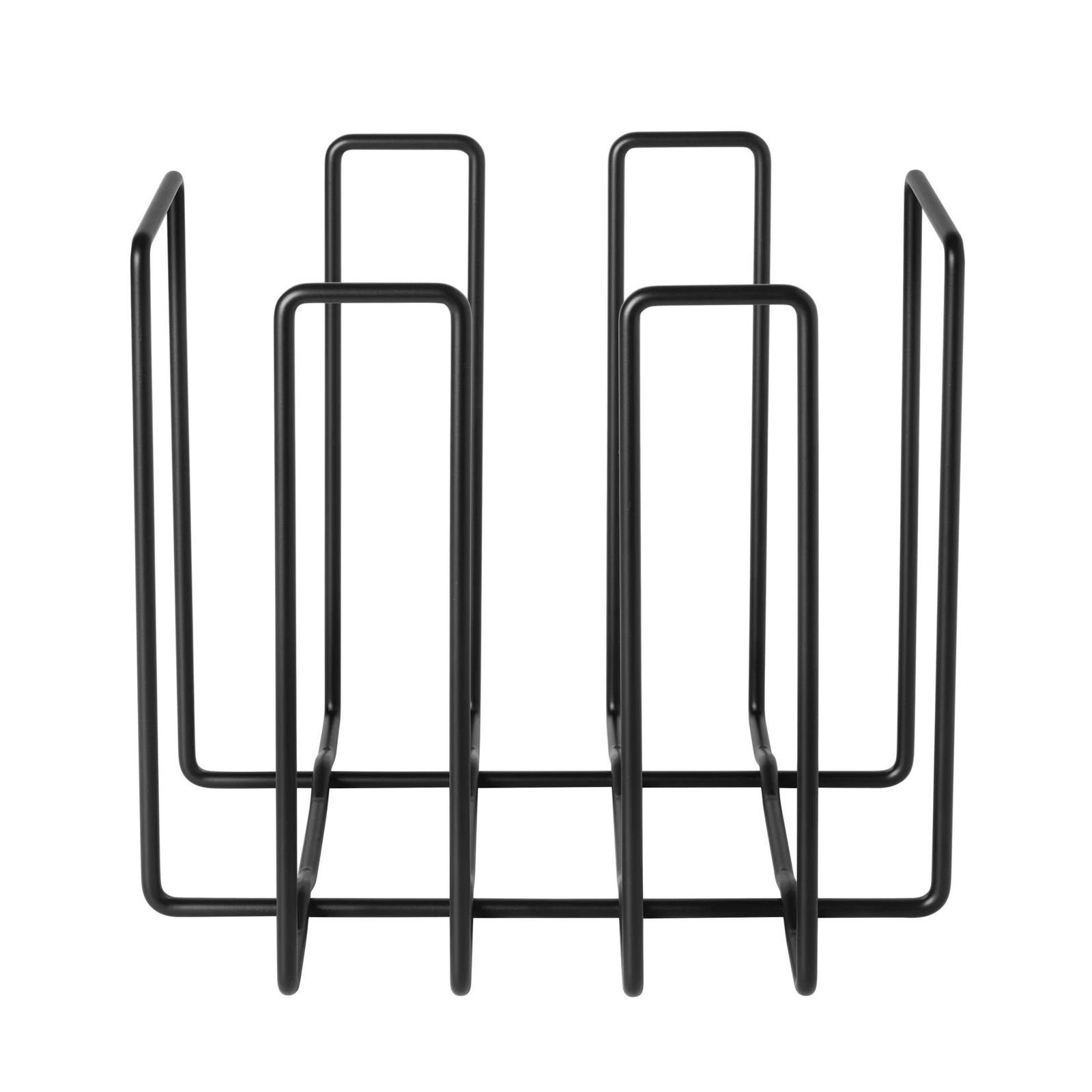 blomus Zeitungsständer, blomus Magazinsammler WIRES für Zeitungen und Magazine black