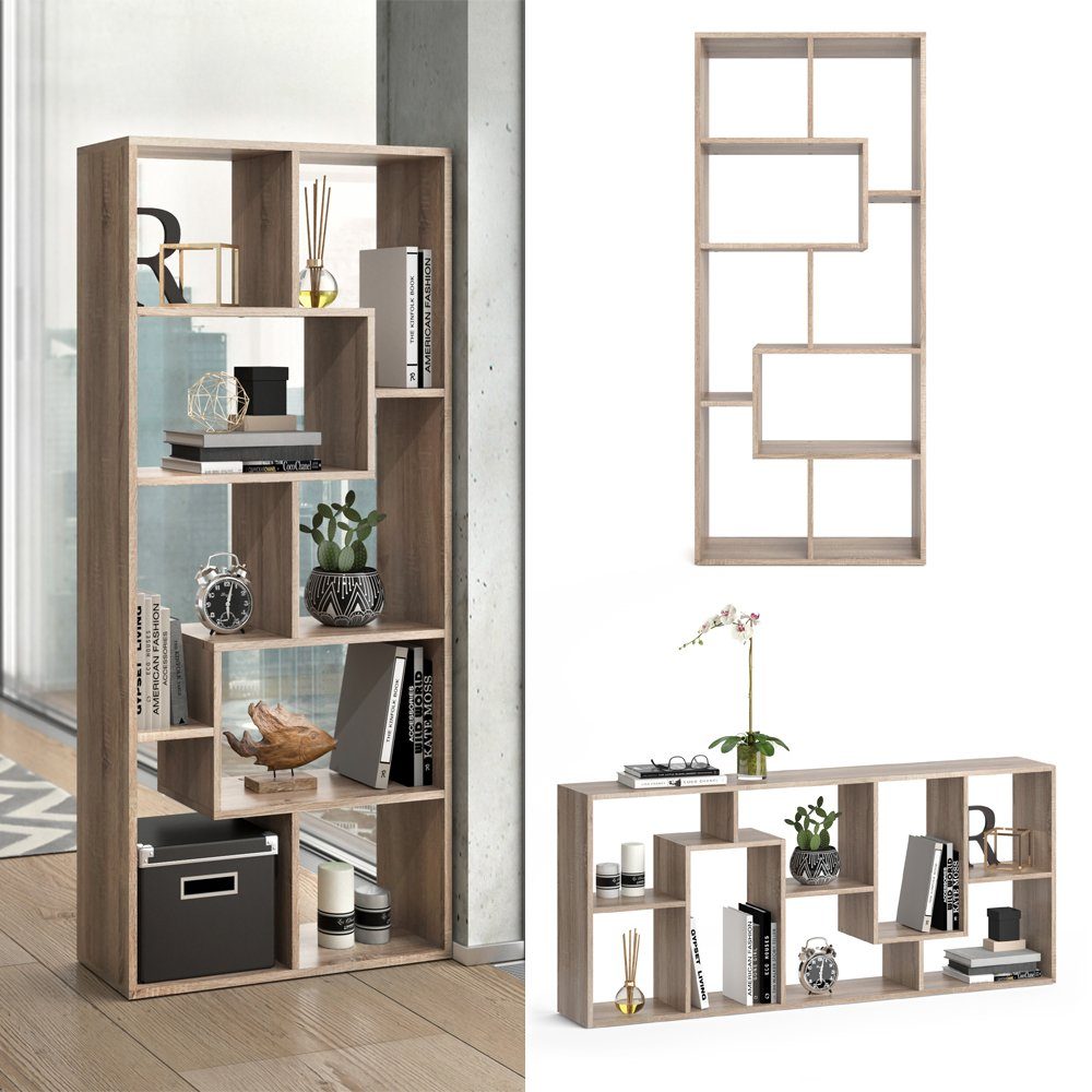 Vicco Raumteiler Standregal Bücherregal NOA Sonoma