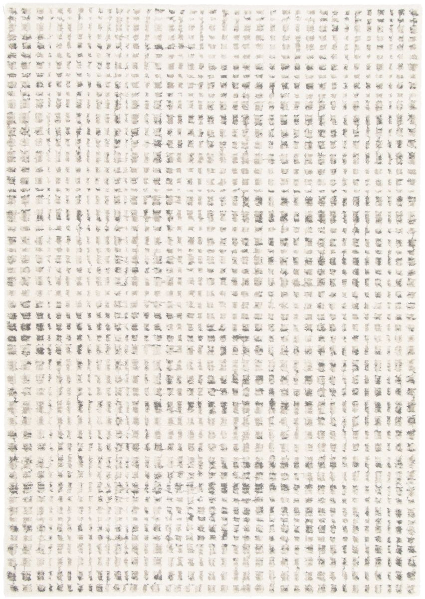 Webteppich Cocoon weiß-grau 80 x 150 cm