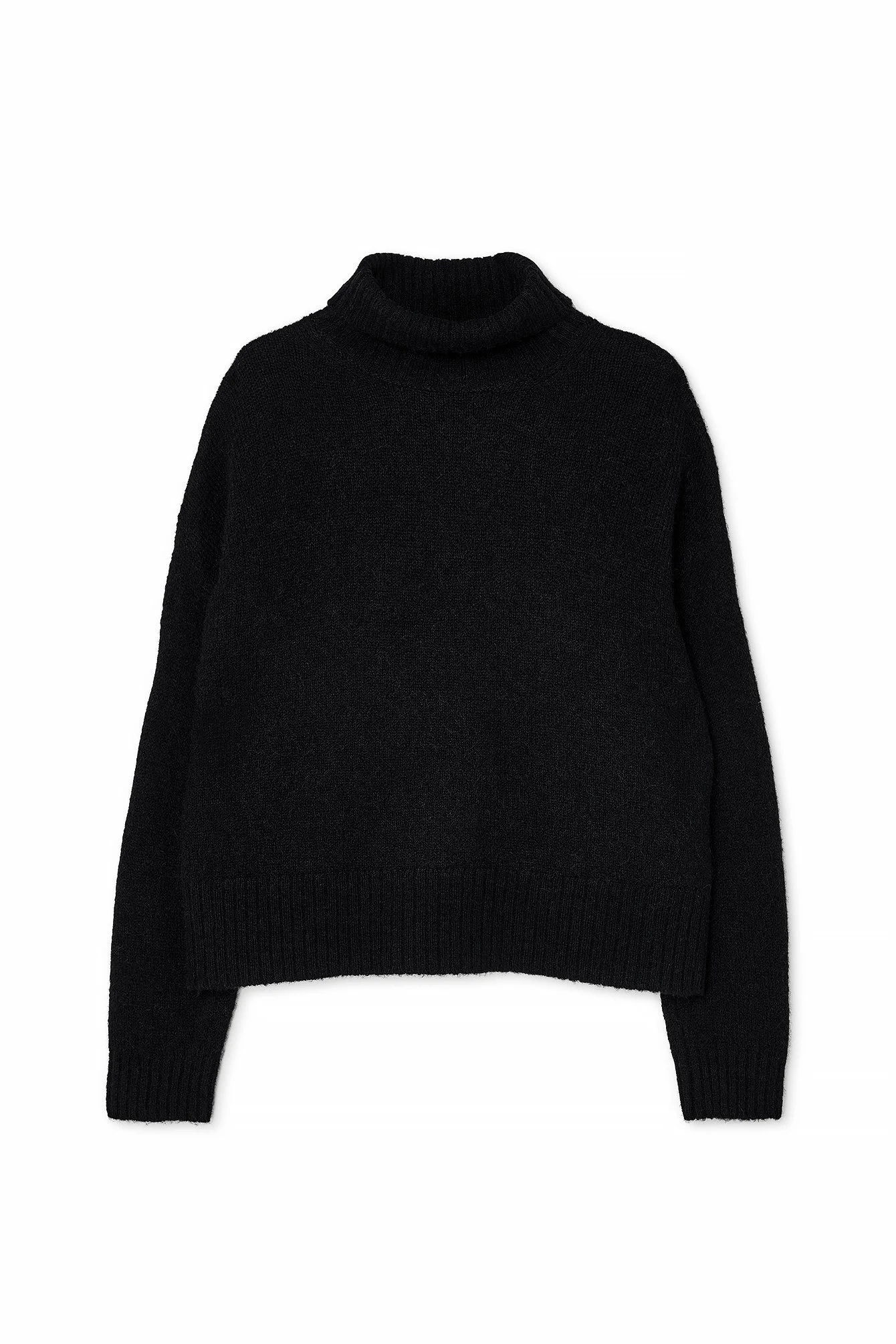 Strickpullover mit Rollkragen