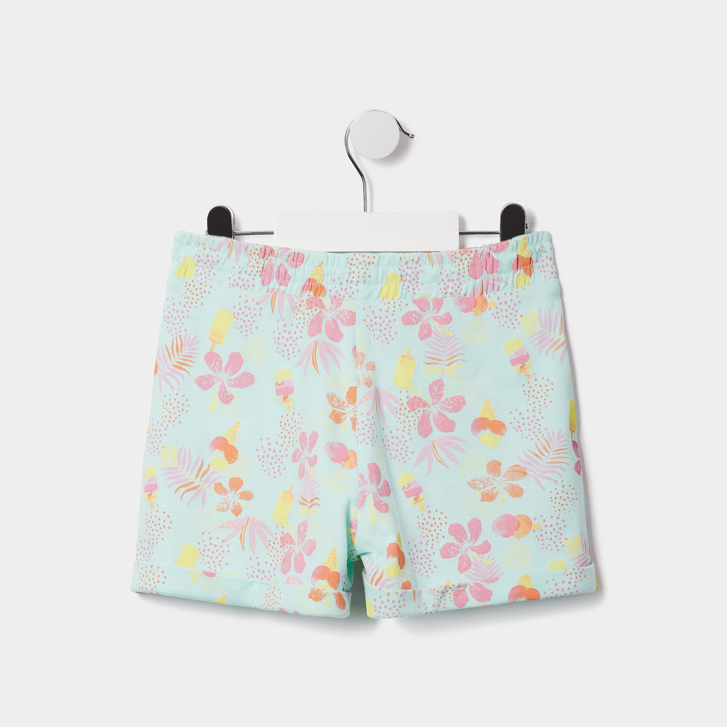 Lot 2 shorts bleu turquoise fille | La Halle