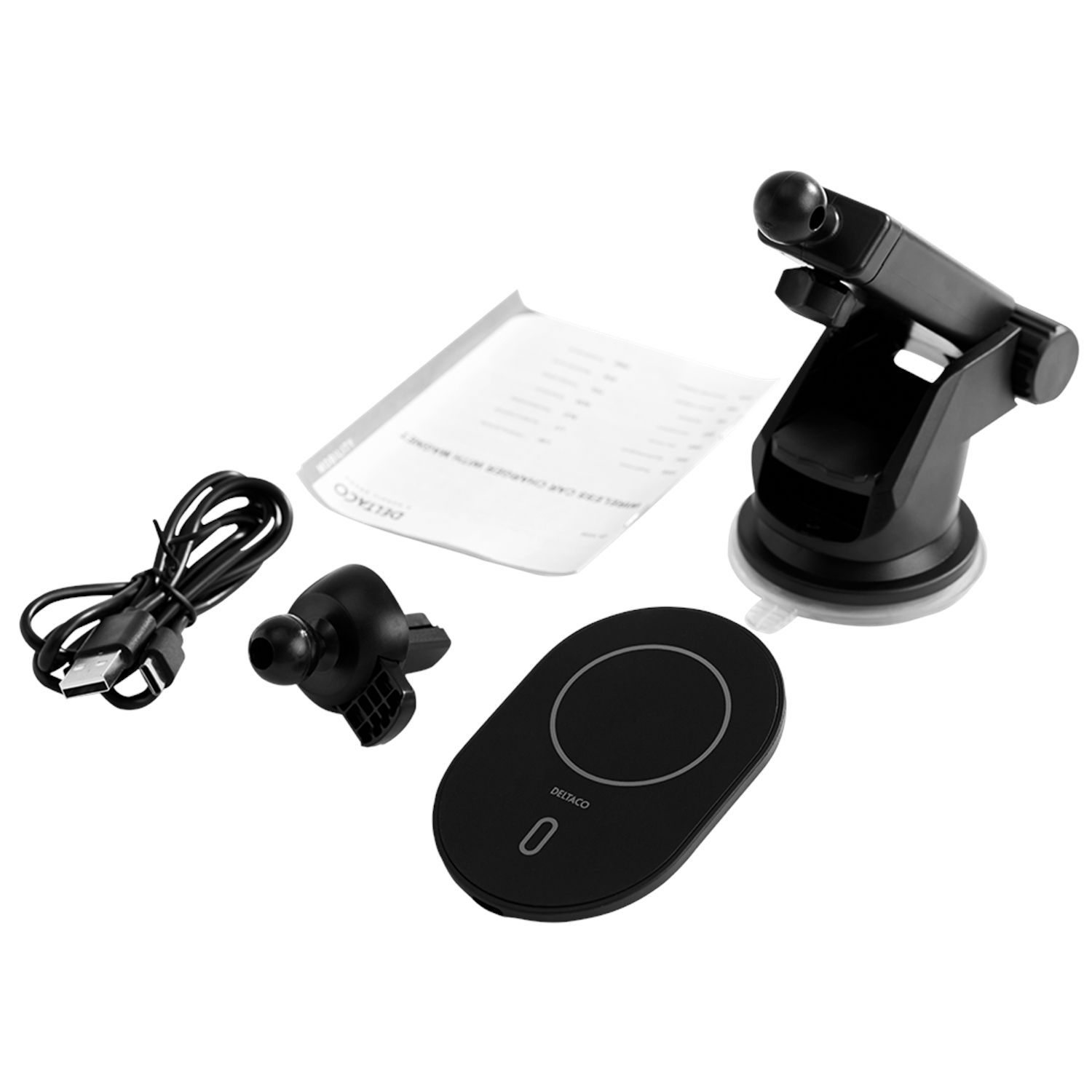 Deltaco QI-1035 Magnetischer Wireless Car Charger