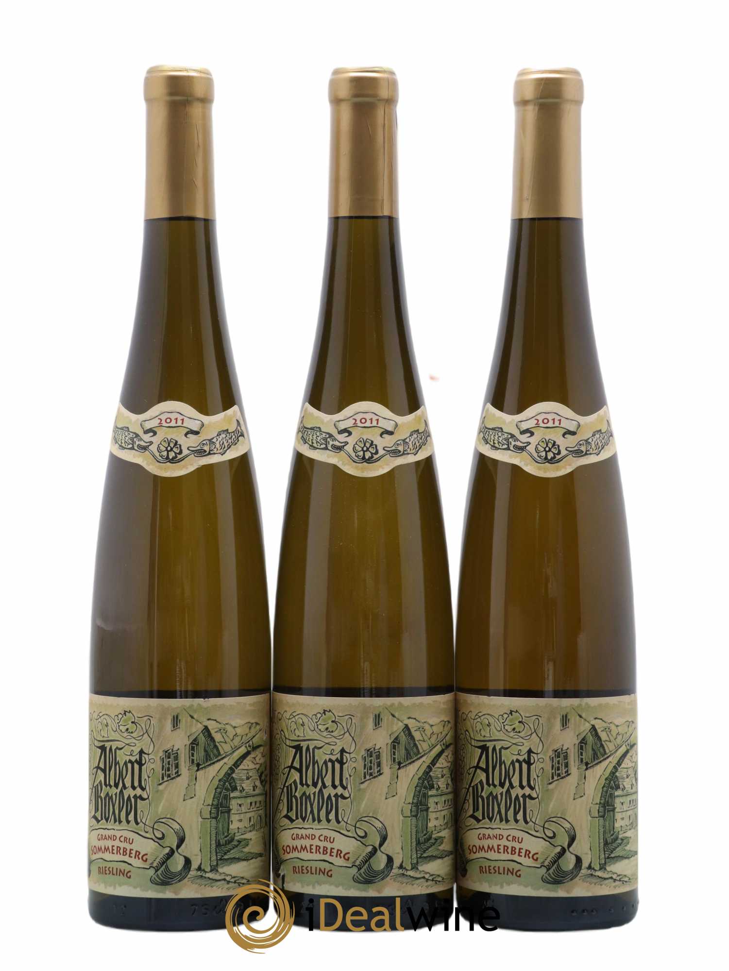 Riesling Grand Cru Sommerberg Albert Boxler  2011 - Lot de 3 Bouteilles
