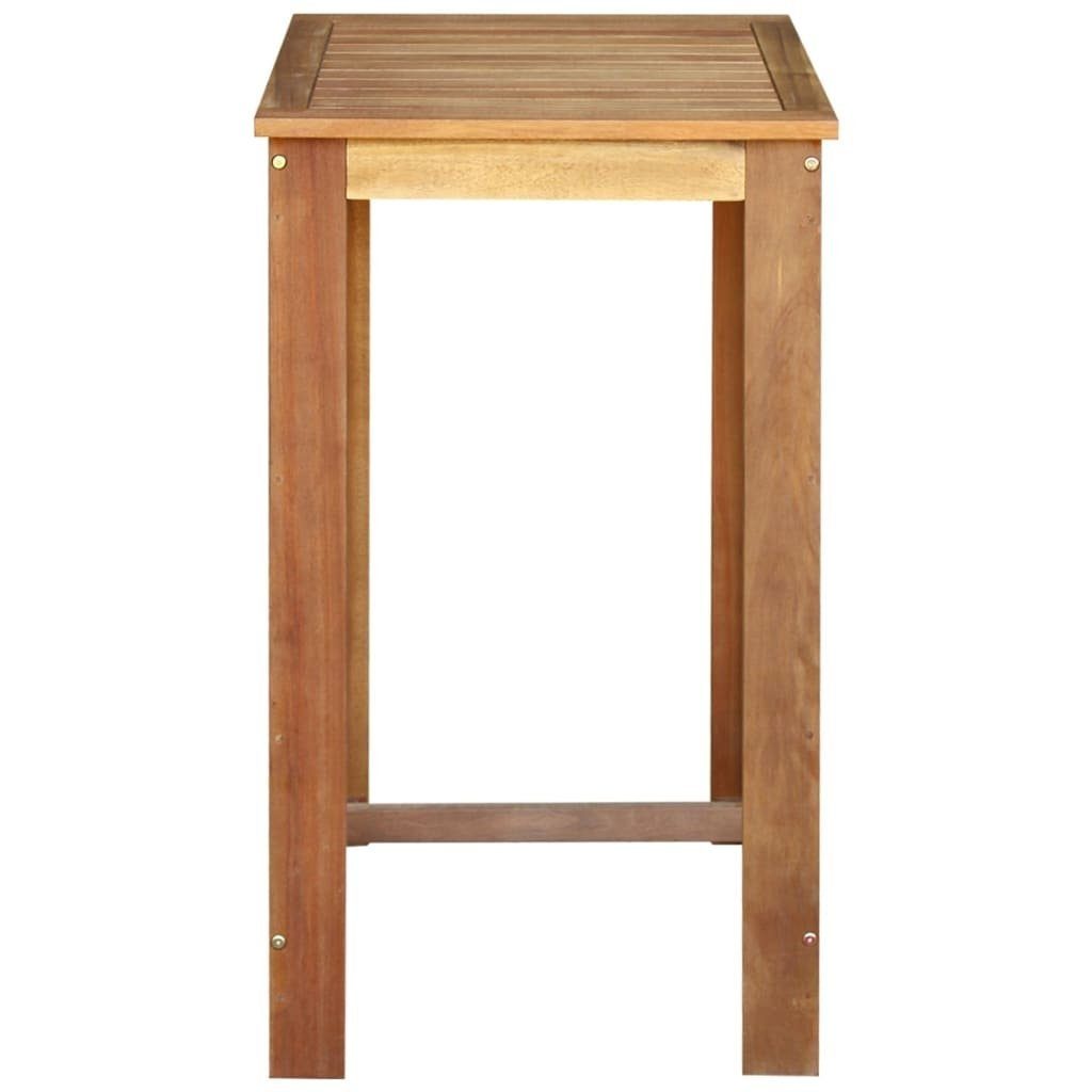 möbelando Stehtisch 295834 (LxBxH: 60x60x105 cm), aus Akazie in natur (geölt)