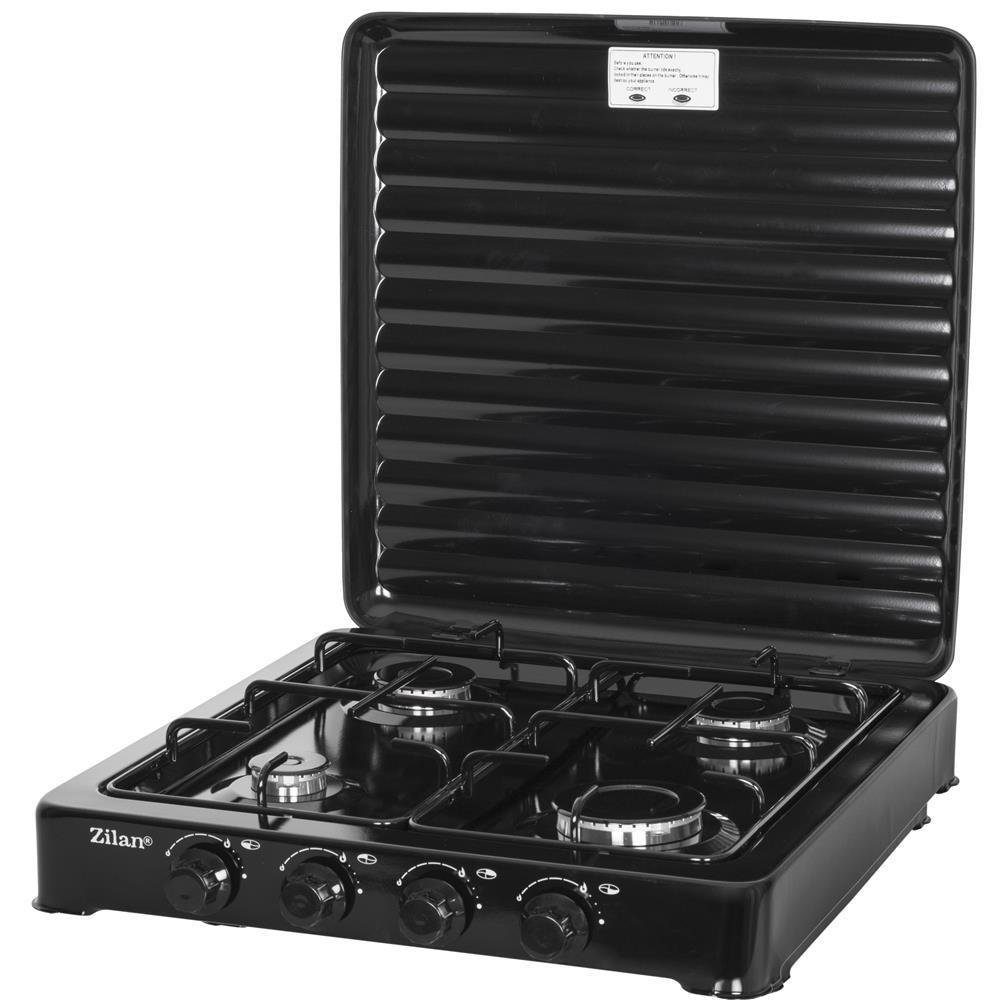 Zilan Gaskocher ZLN-7079, (Set), Nutzbar mit Butan / Propan - Gas oder LPG-Mischung (Flüssiggas)