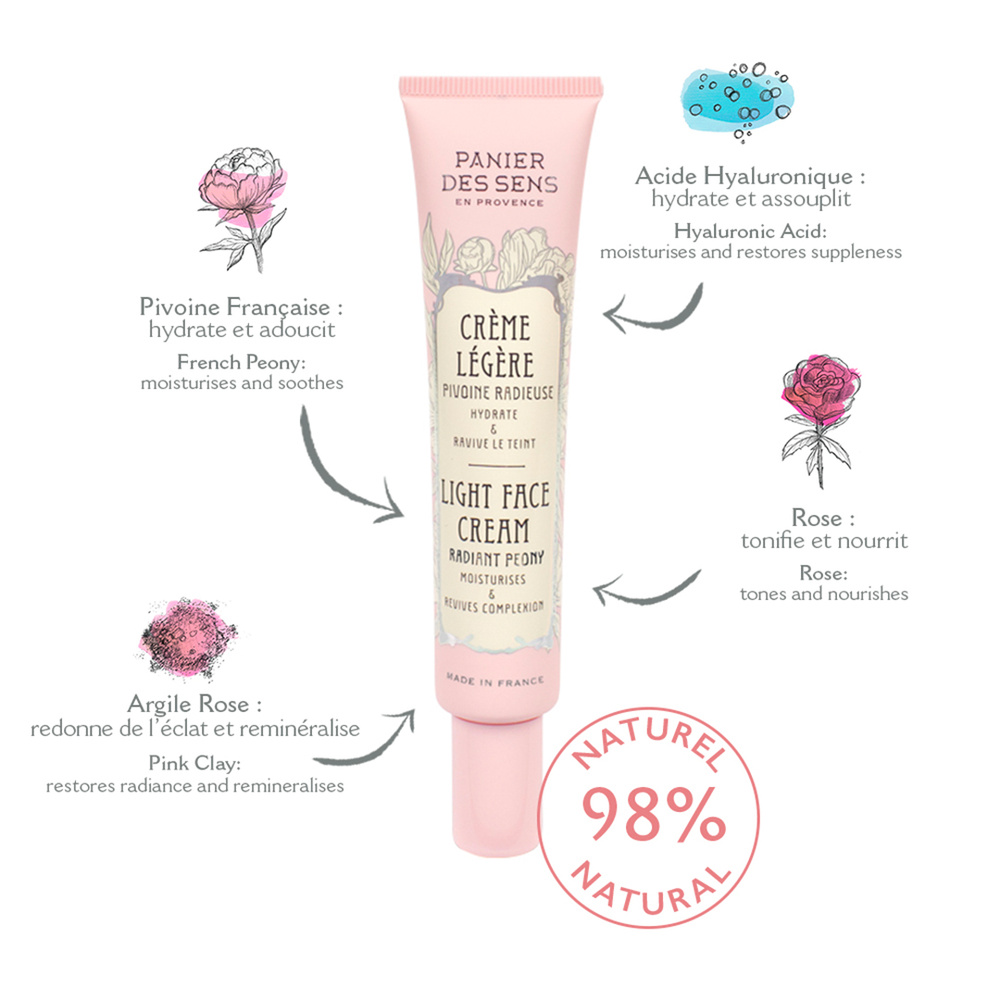Panier des Sens Pivoine Radieuse Crème légère