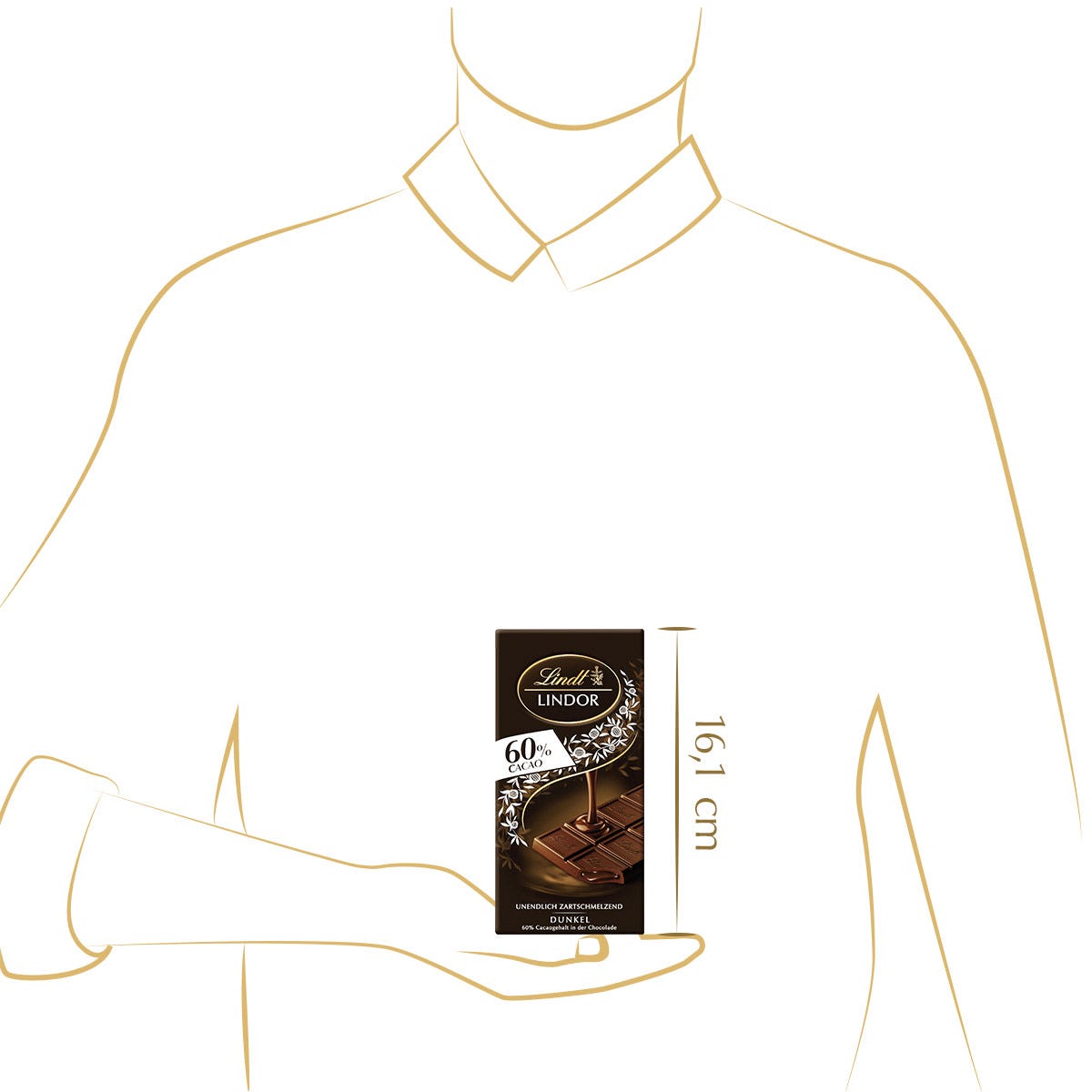 LINDOR Dark 60%, 100g