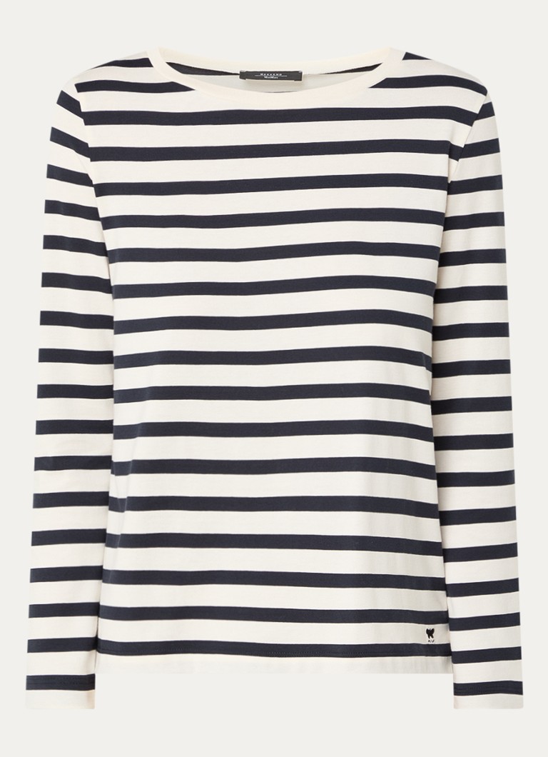 MaxMara Leida μακρυμάνικο με ριγέ στάμπα