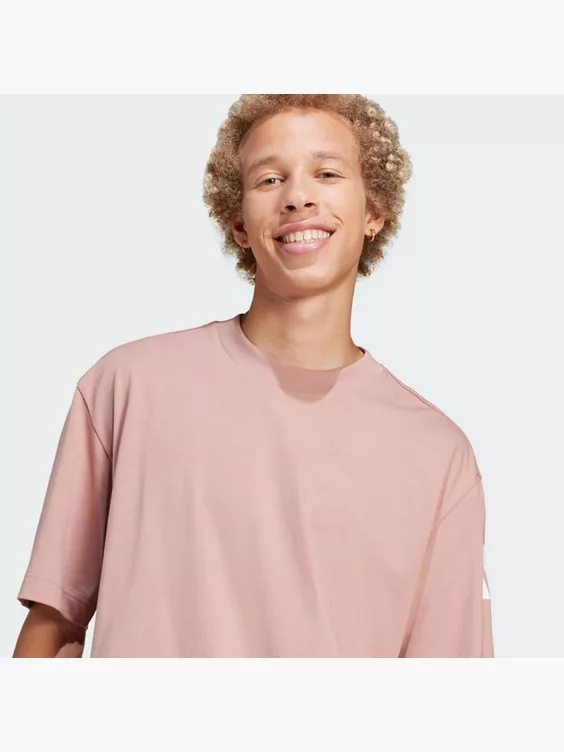 adidas Essentials Loose Fit 3 Bar Logo T-Shirt