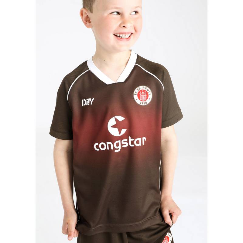Di!Y FC St. Pauli 23-24 Heim Teamtrikot Kinder