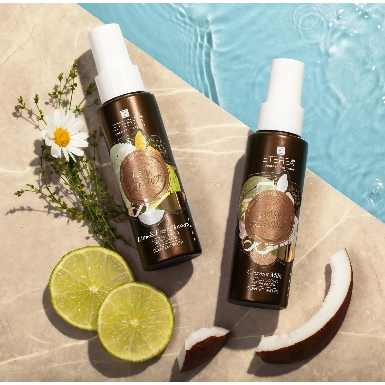 More i sunce Ljetni sok - limeta i svježe cvijeće - aromatična voda