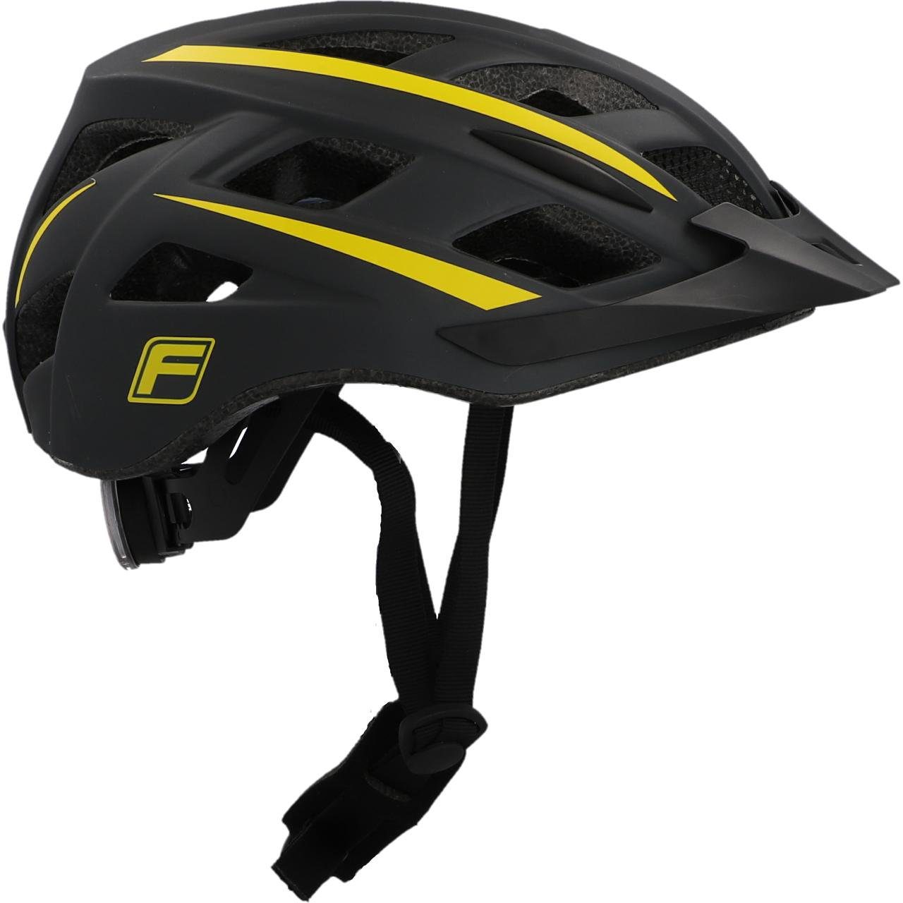 FISCHER Fahrrad Fahrradhelm Fahrradhelm Urban Montis S/M, Verstellbarer Innenring-System; mit beleuchtetem Innenring-System