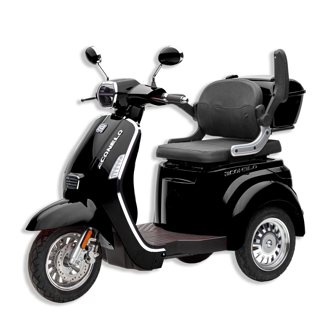Econelo Elektrodreiradroller 25 km/h LUX Schwarz