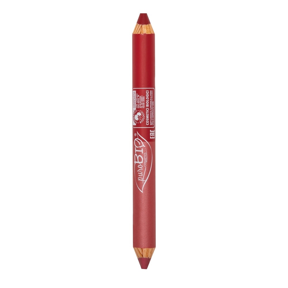 Purobio DUO crayon lèvres DAY et NIGHT Crayon jumbo multi-usages