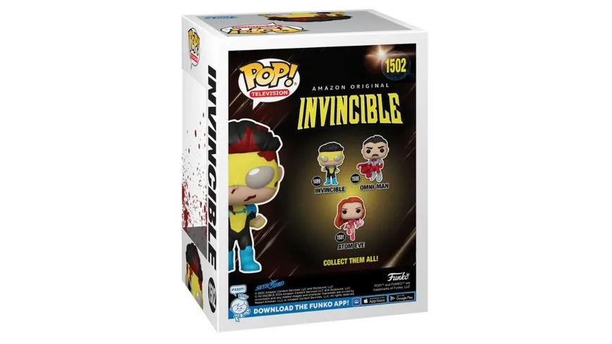 Funko - POP! - Invincible (TV) - Invincible (Battle DMG) Vinyl
