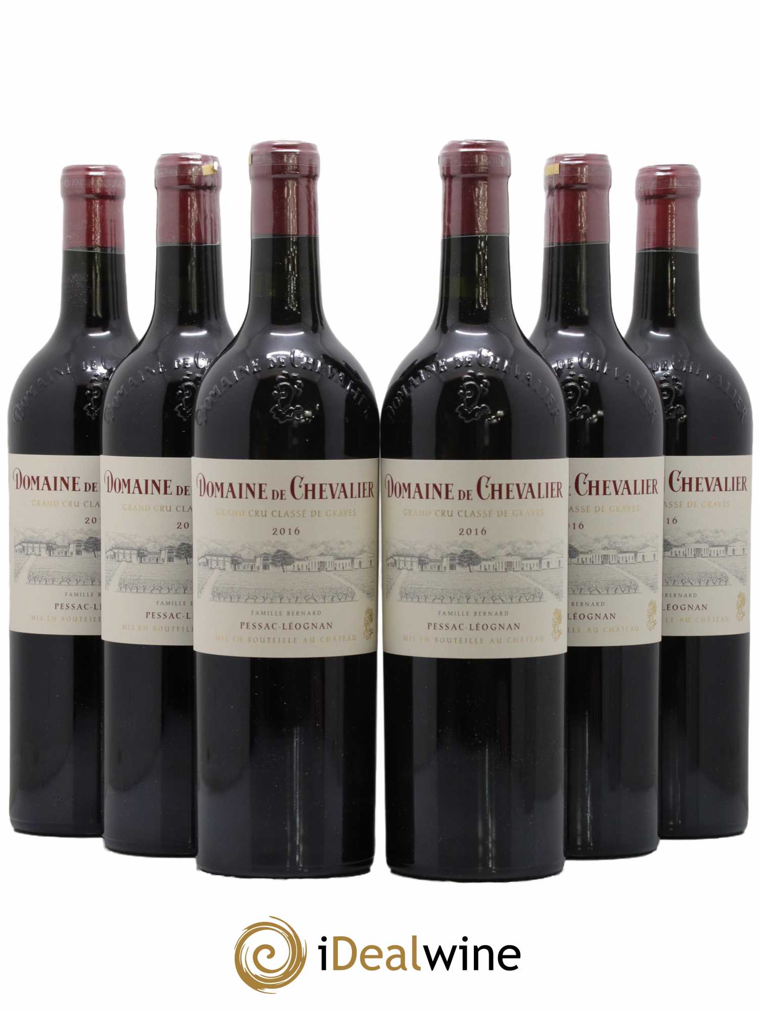 Domaine de Chevalier Cru Classé de Graves  2016 - Lot de 6 Bouteilles
