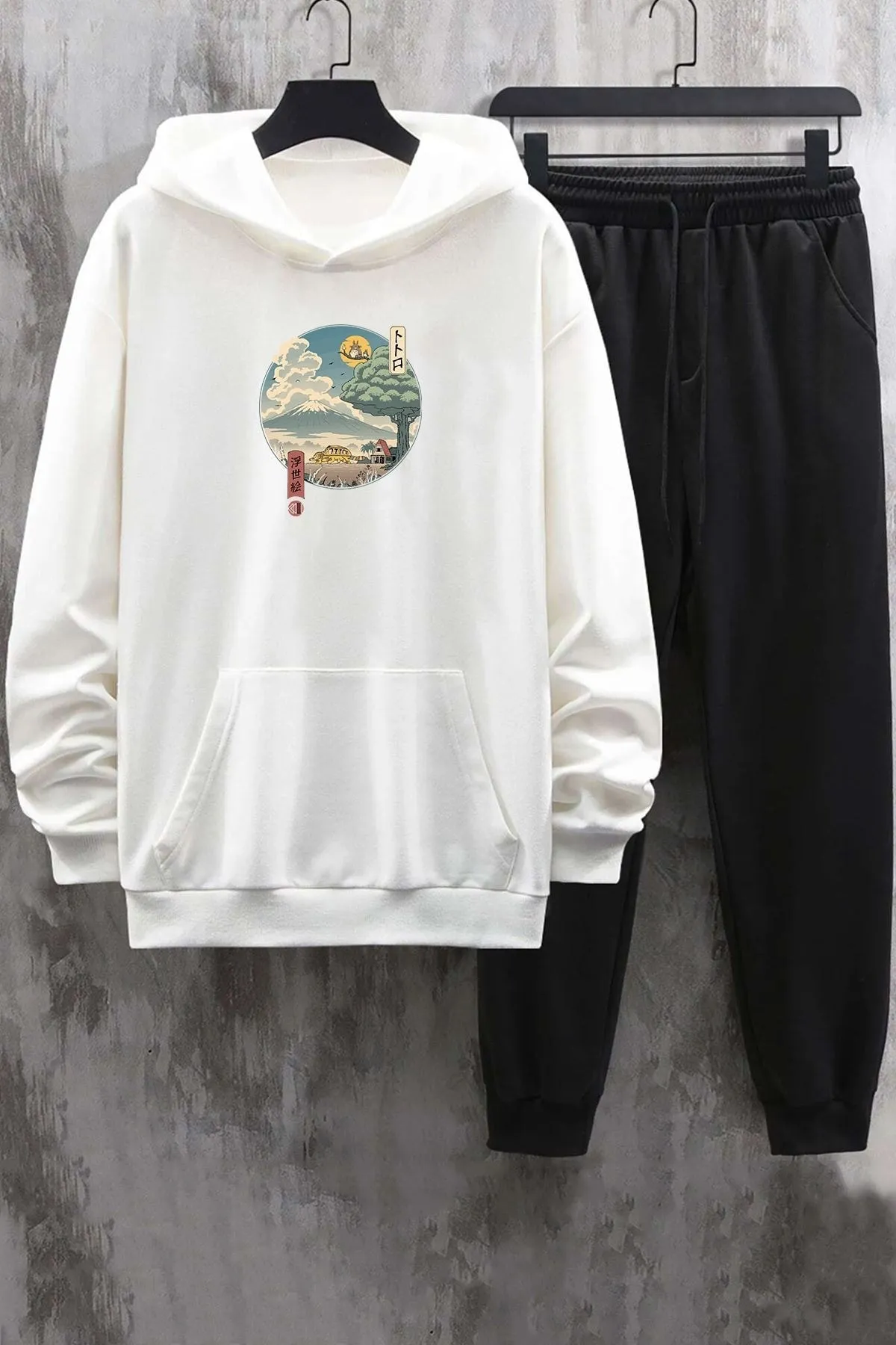 uyguntarz  Unisex-Neighbor&'s Ukiyo E-Trainingsanzug-Set