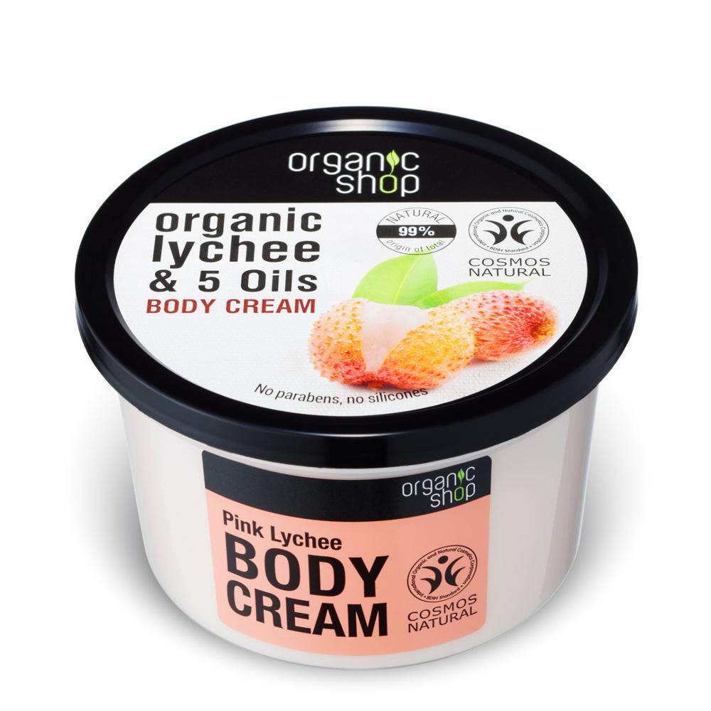 organic shop Crème Hydratante Corps Litchi Rose Crème Hydratante
