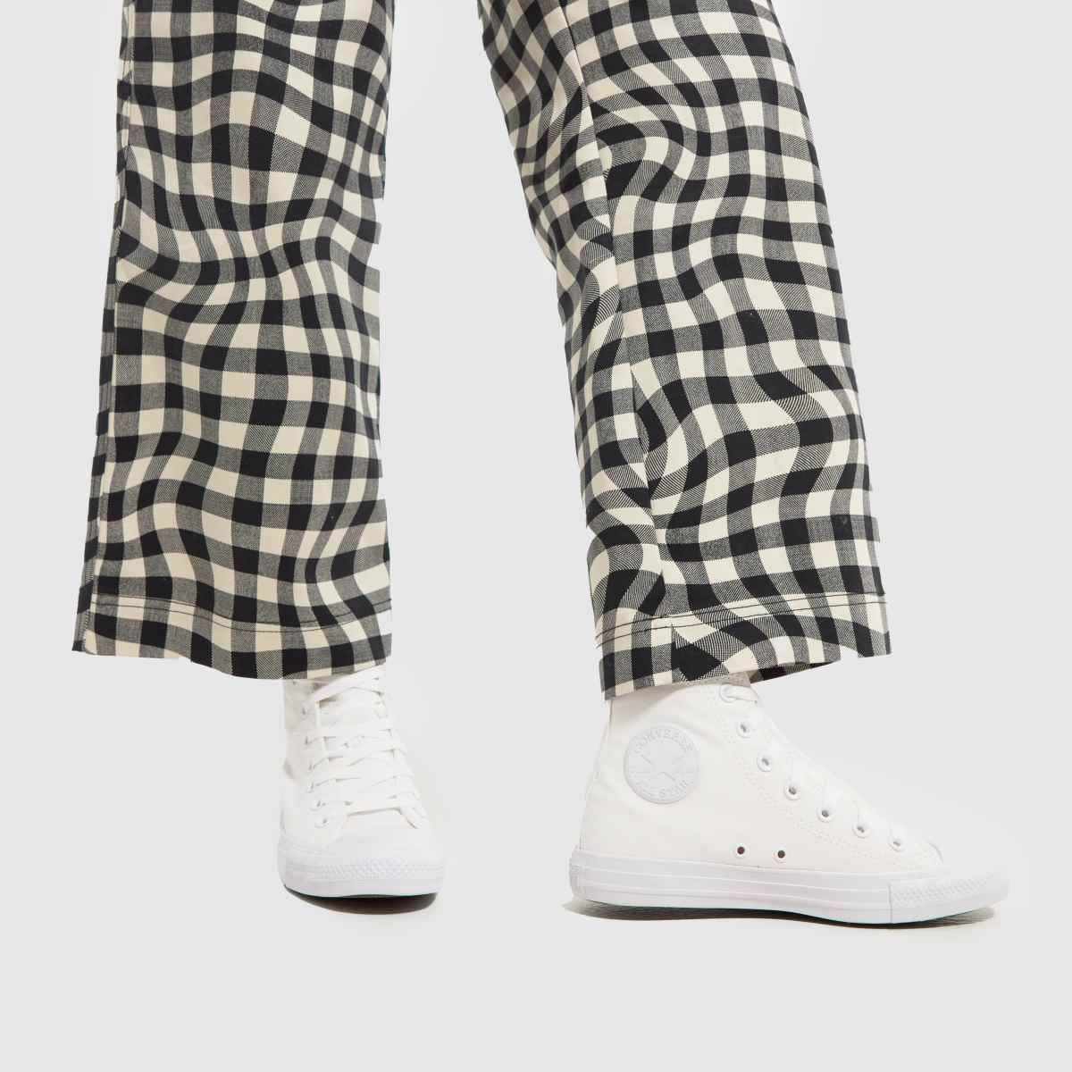Converse All Star Mono Hi cipők fehér színben