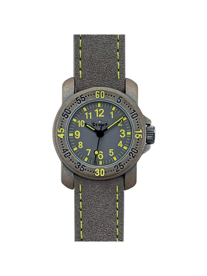Scout Quarzuhr 280376032 in Grau günstig kaufen onesize