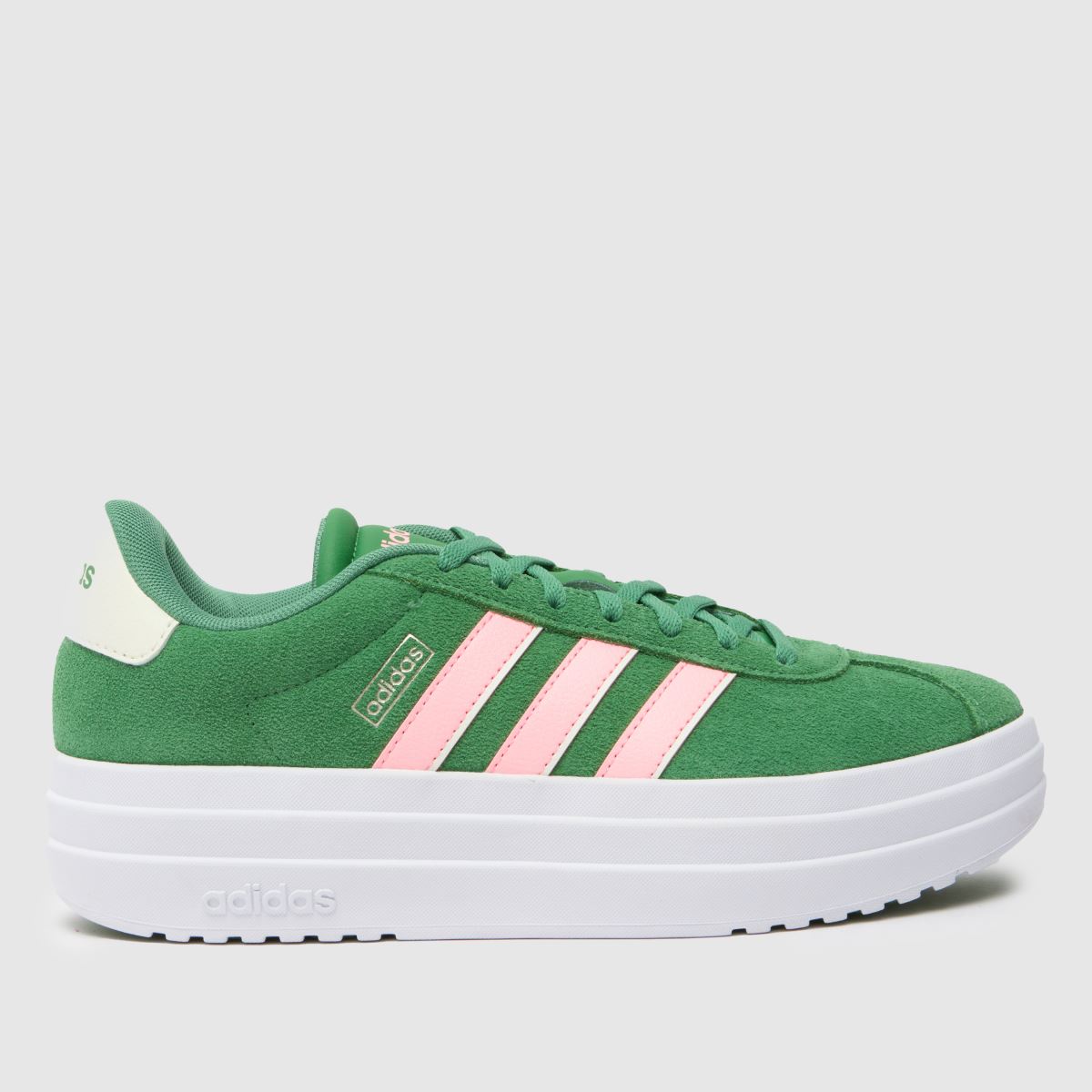 adidas vl court bold träningsskor i grönt och flerfärgat