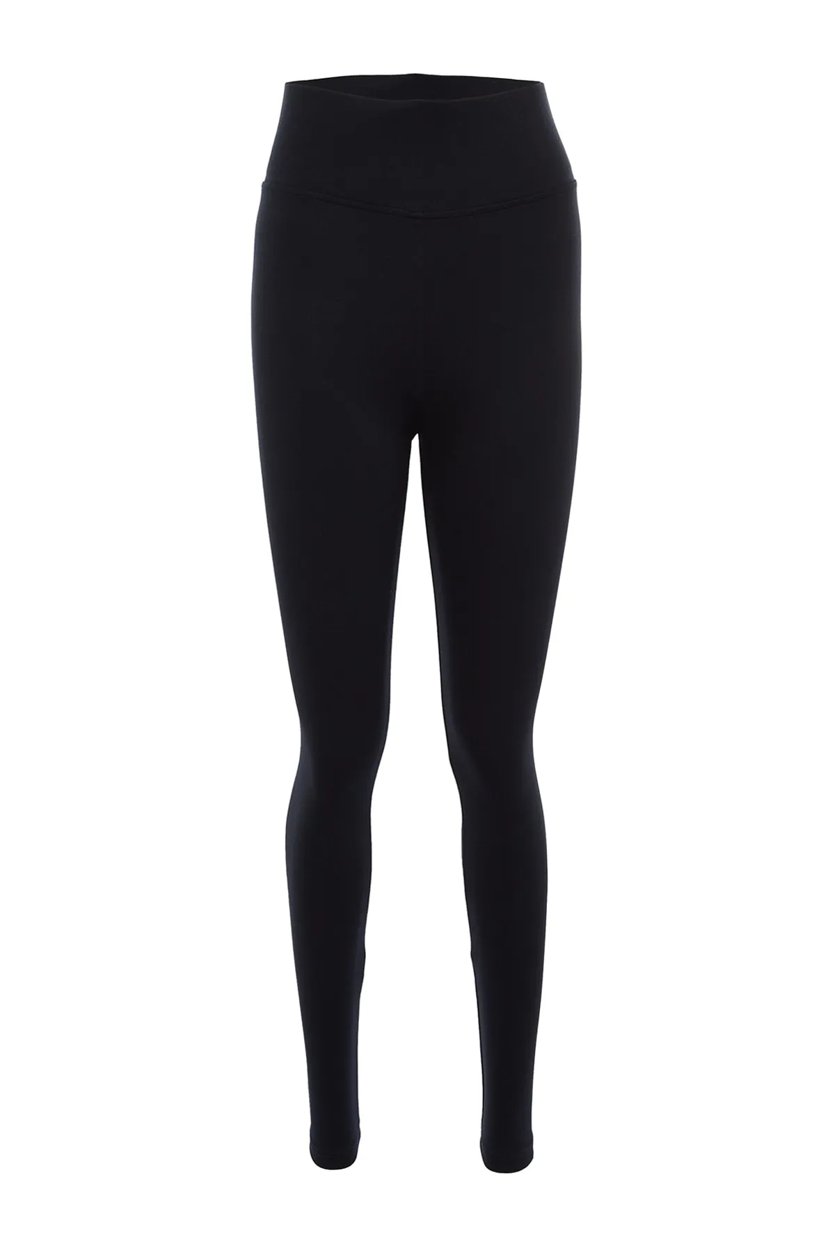 Trendyol Collection  Marineblaue Strick-Leggings mit hoher Taille und elastischem Bund TWOAW20TA0087