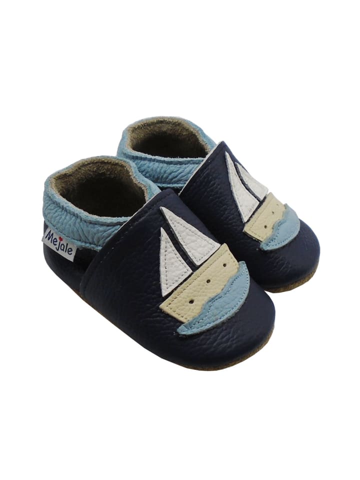 Yalion Leder-Krabbelschuhe 