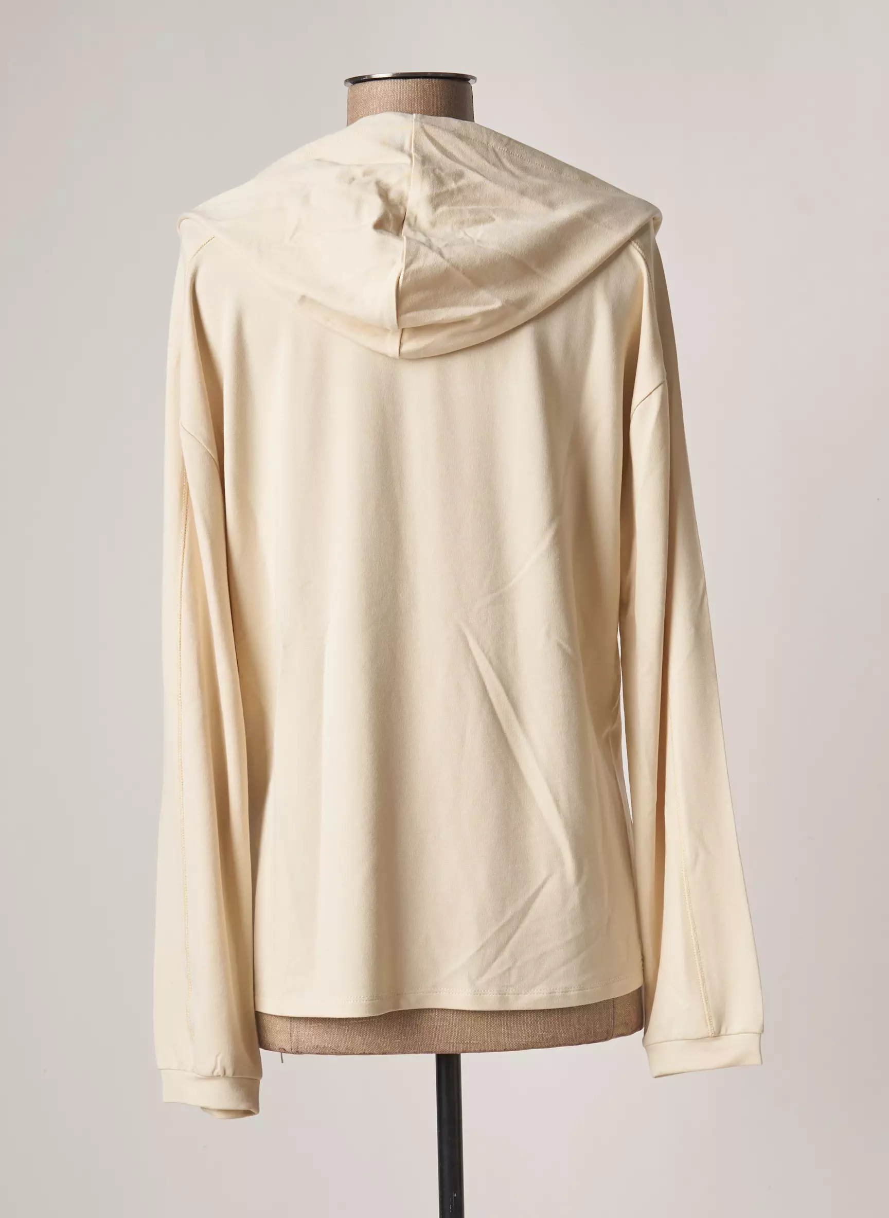 Barbara Lebek Sweat Capuche Femme couleur beige