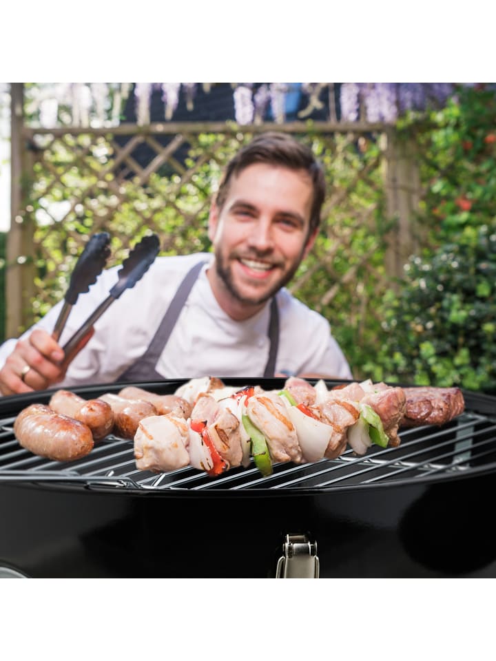 relaxdays Kugelgrill in Schwarz - Ø 37 cm günstig kaufen onesize