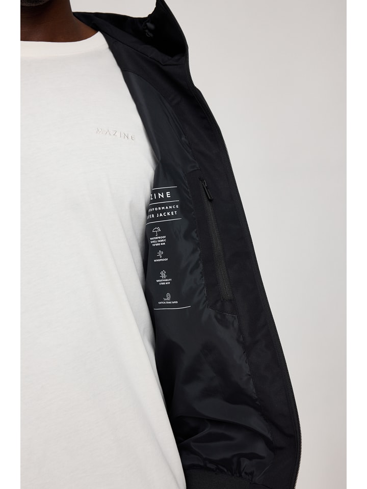 MAZINE Regenjacke in Schwarz günstig kaufen
