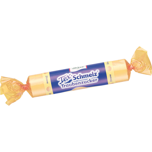 SOLDAN Tex Schmelz Traubenzucker Zitrone Rolle  33 g