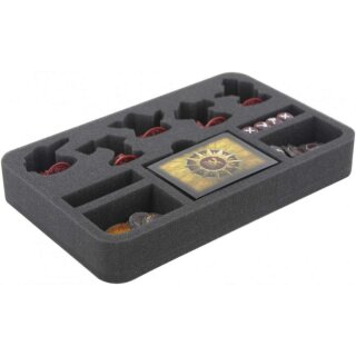 Feldherr 50 mm Schaumstoffeinlage für Warhammer Underworlds Shadespire: Khorne Bloodbound