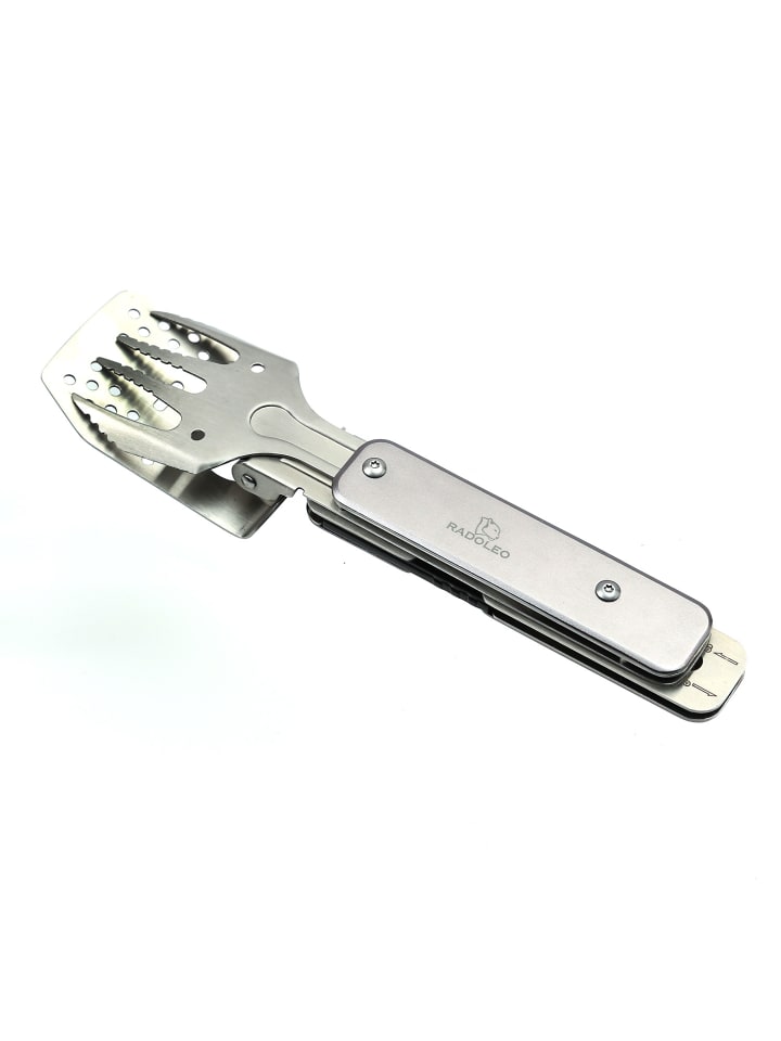 RADOLEO Grillwerkzeug Grill-Multi-Tool GENIUS POCKET 4in1  Grillbesteck in silber günstig kaufen onesize