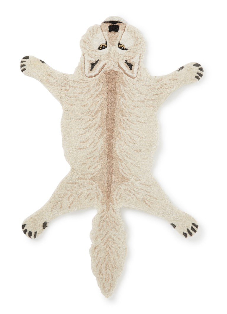 Doing Goods  Tapis Amis Woozy Wolf Small vloerkleed 102 x 71 cm