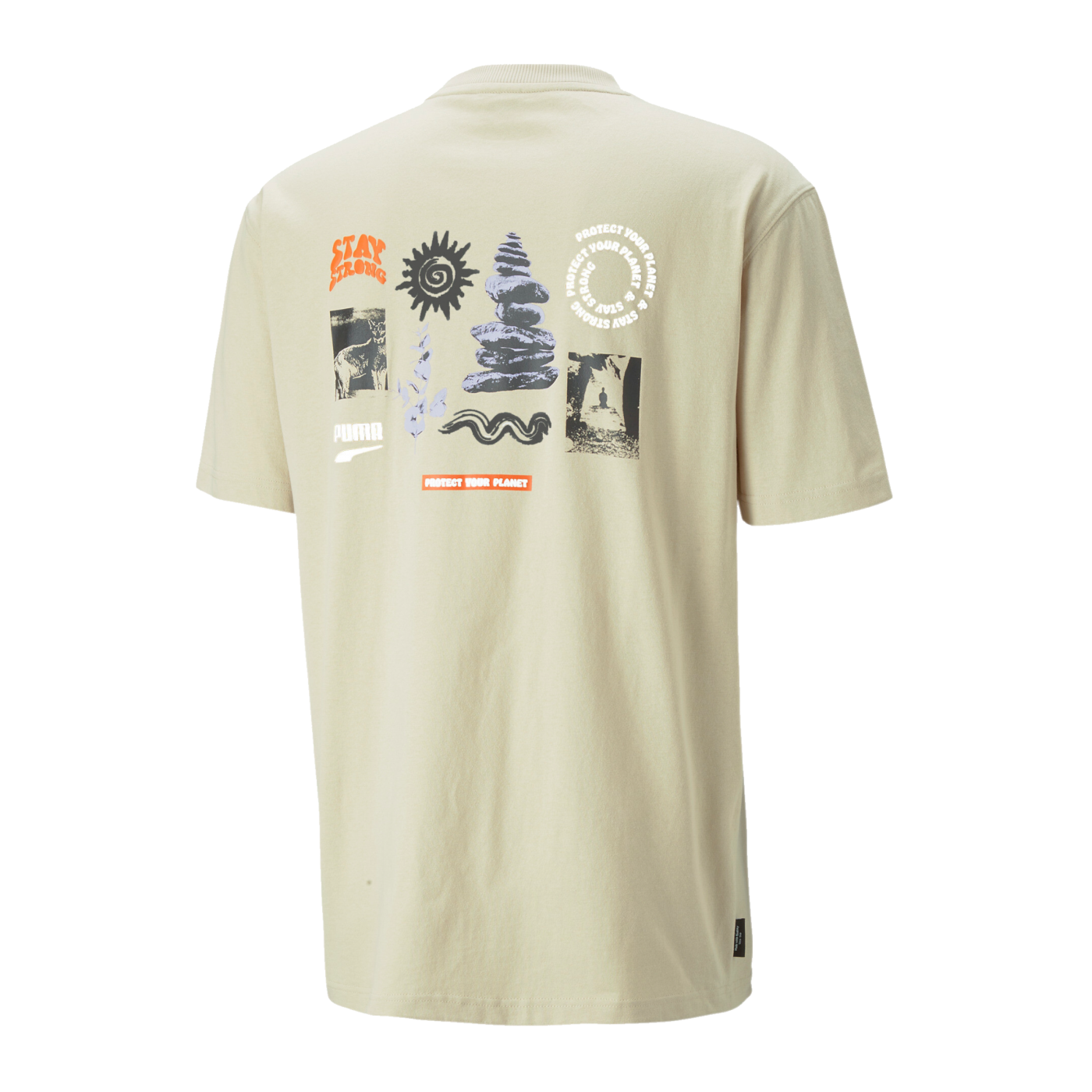 PUMA DOWNTOWN Graphic T-Shirt Braun F88