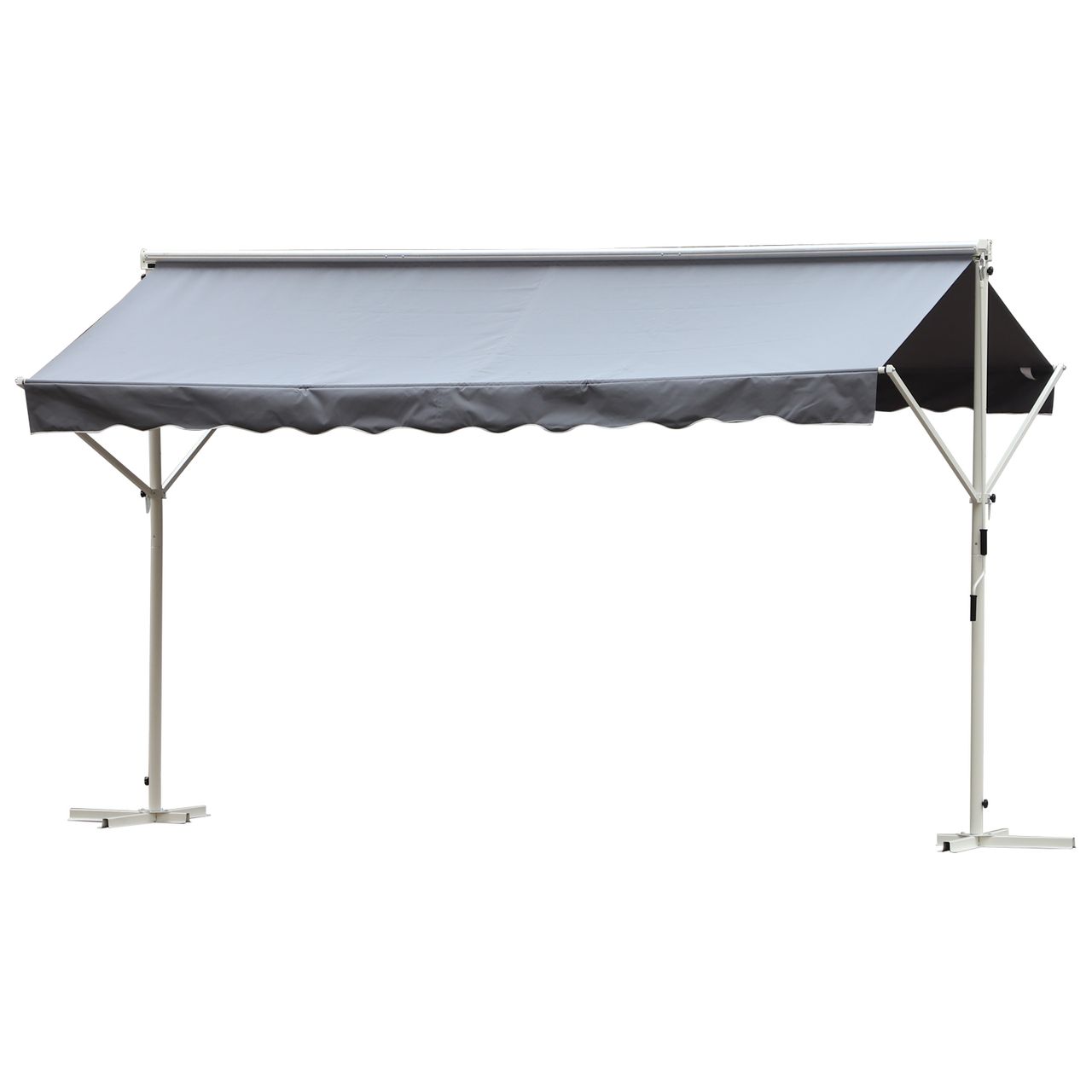 Outsunny Standmarkise,Grau 2,95x2,94m