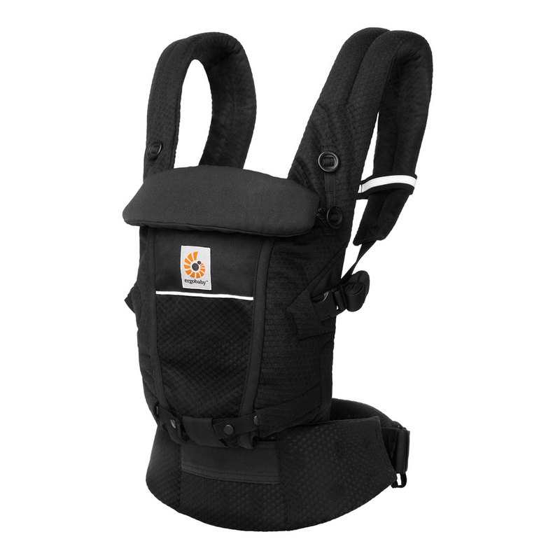 Porte bébé Adapt Soft Touch coton noir Ergobaby