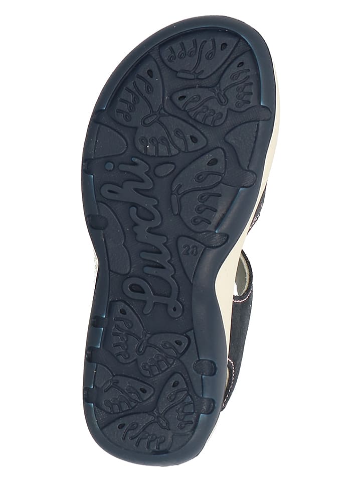 Lurchi Leder-Sandalen in Dunkelblau günstig kaufen