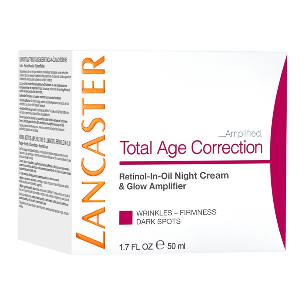 Lancaster _Amplified Retinol-In-Oil Night Cream & Glow Amplifier Soin anti âge