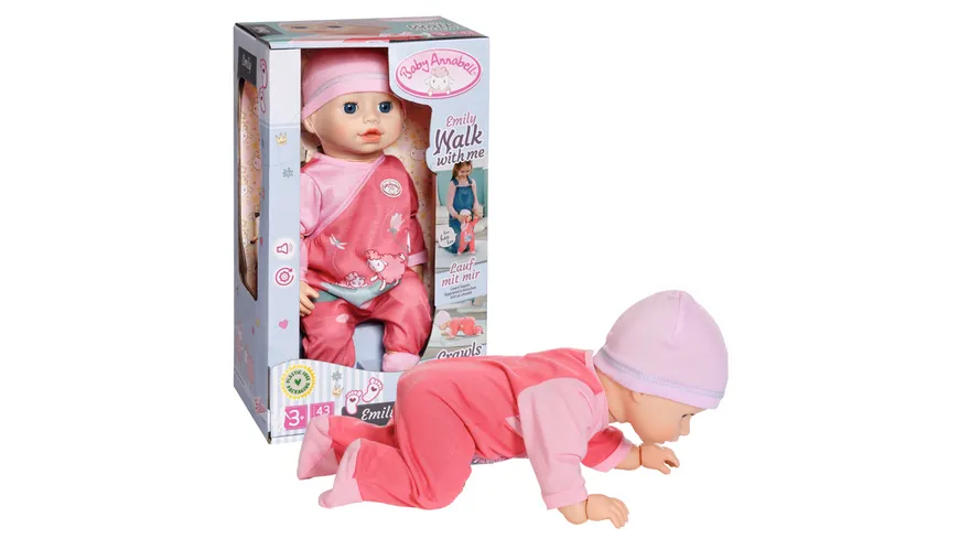 Baby Annabell -  Emily lauf mit mir 43cm