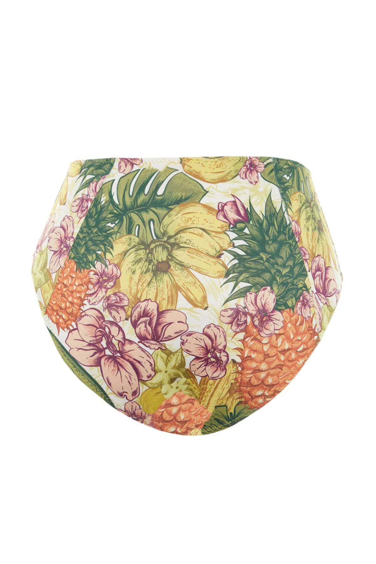 Trendyol Collection  Bikinihose mit Blumenmuster und hoher Taille TBESS20BA0100