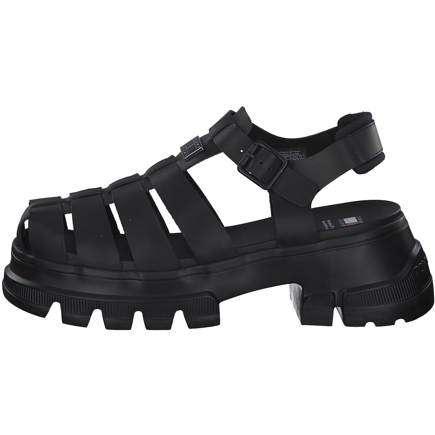 Tommy Hilfiger EN0EN02542, Keilsandaletten, Damen, Schwarz