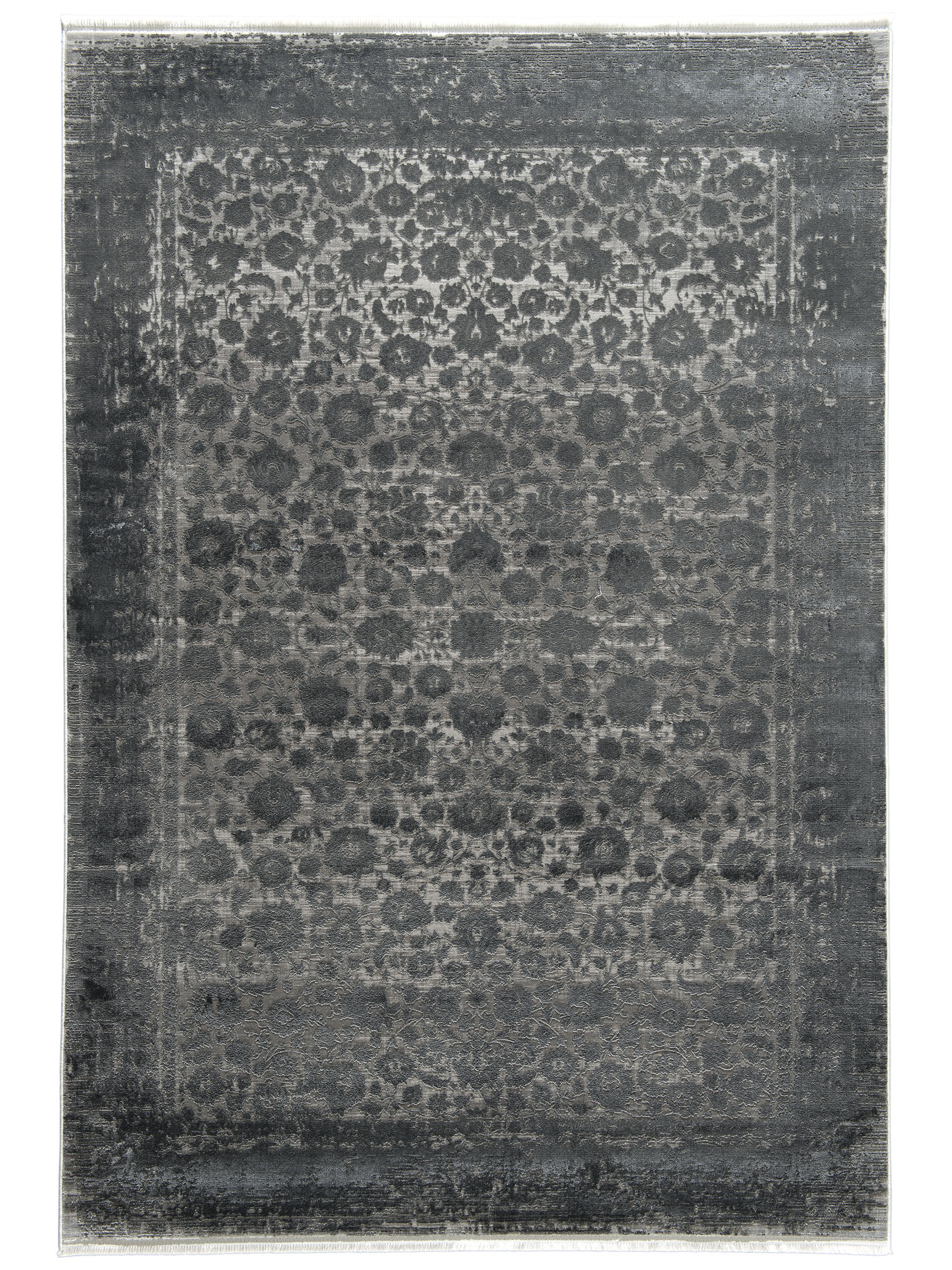 Magnificence Vintage-Teppich, Silber