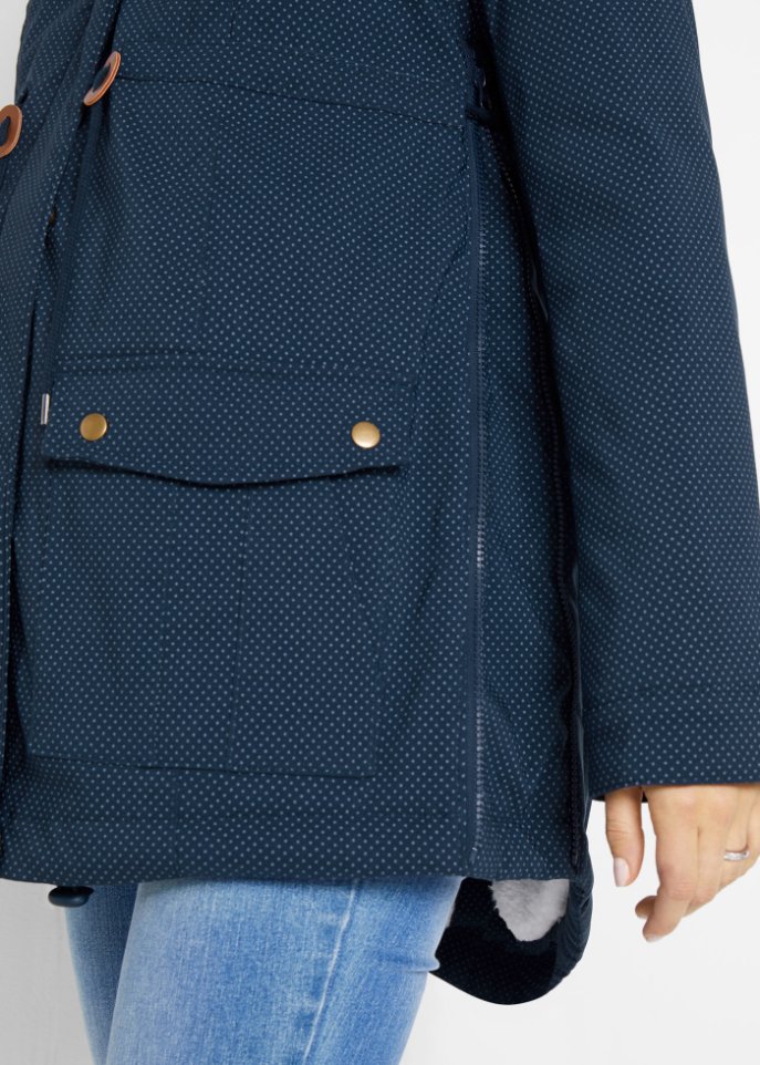 Umstandsjacke / Tragejacke mit Teddyfutter