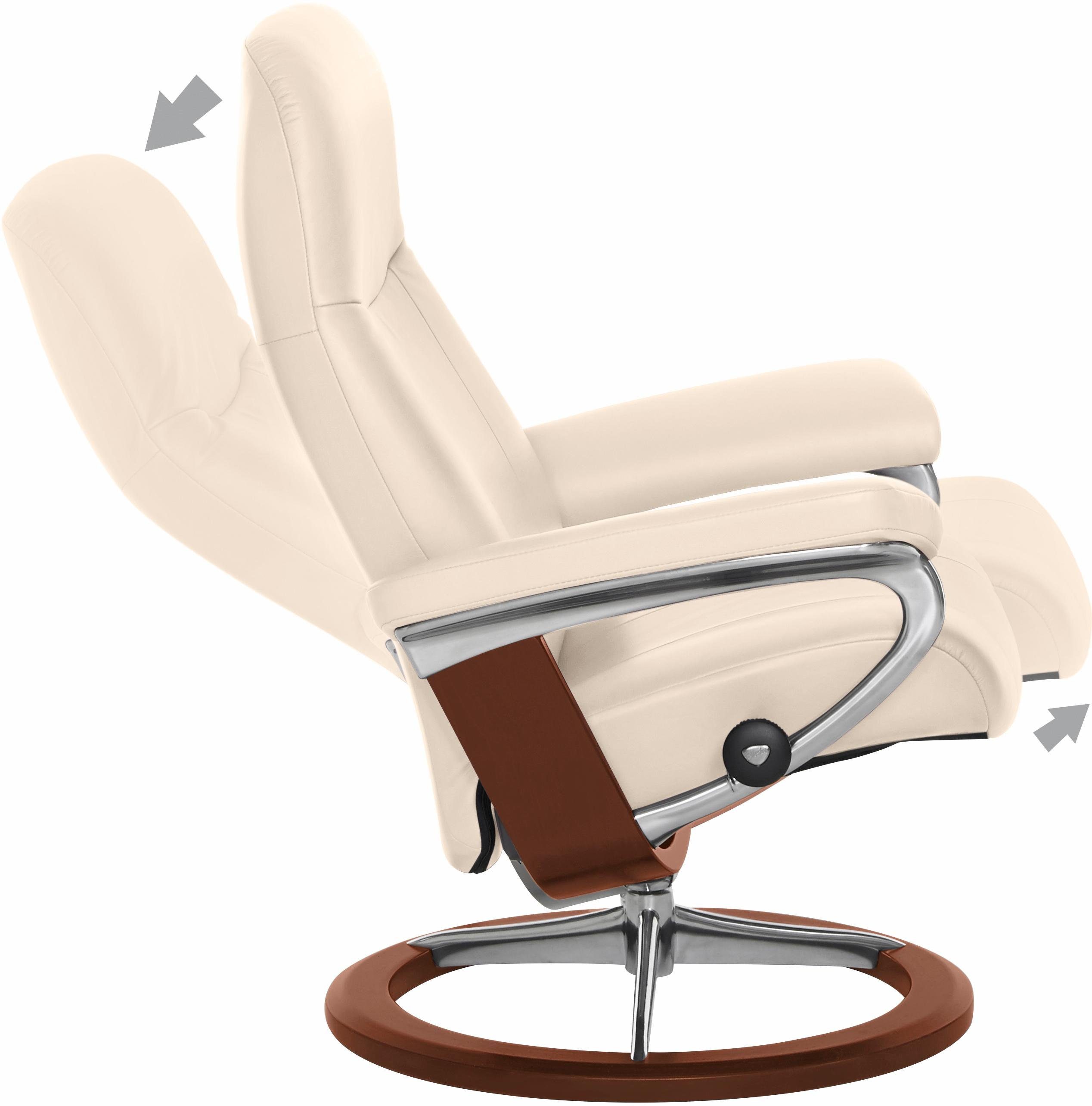 Stressless® Relaxsessel Garda (Set), mit Signature Base, Größe L, Gestell Braun
