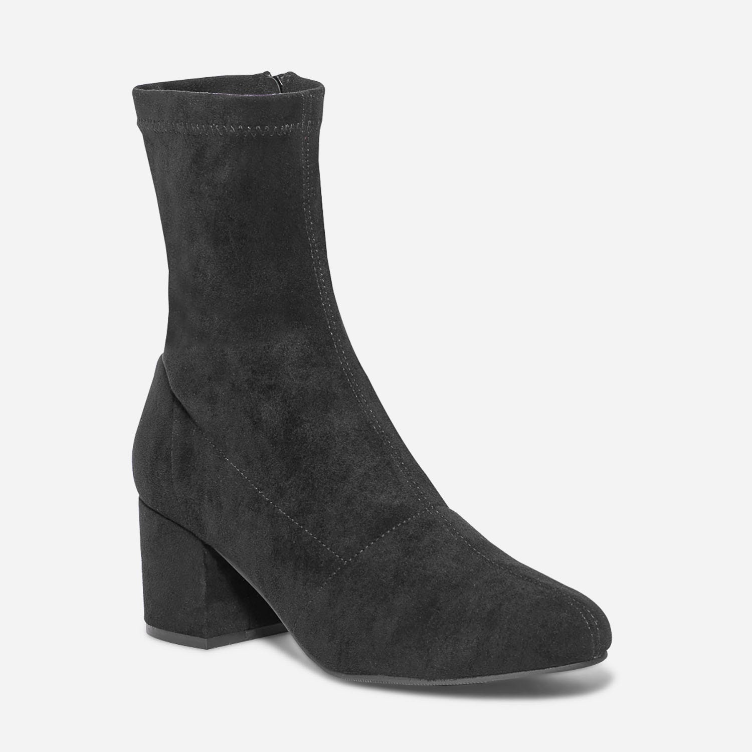 Boots noir en suédine