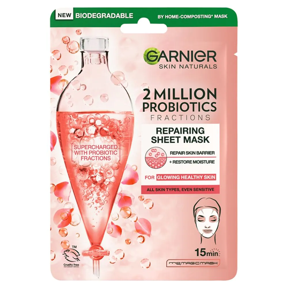 Garnier Skin Naturals Naturals Probiotisk Sheet Ansigtsmaske