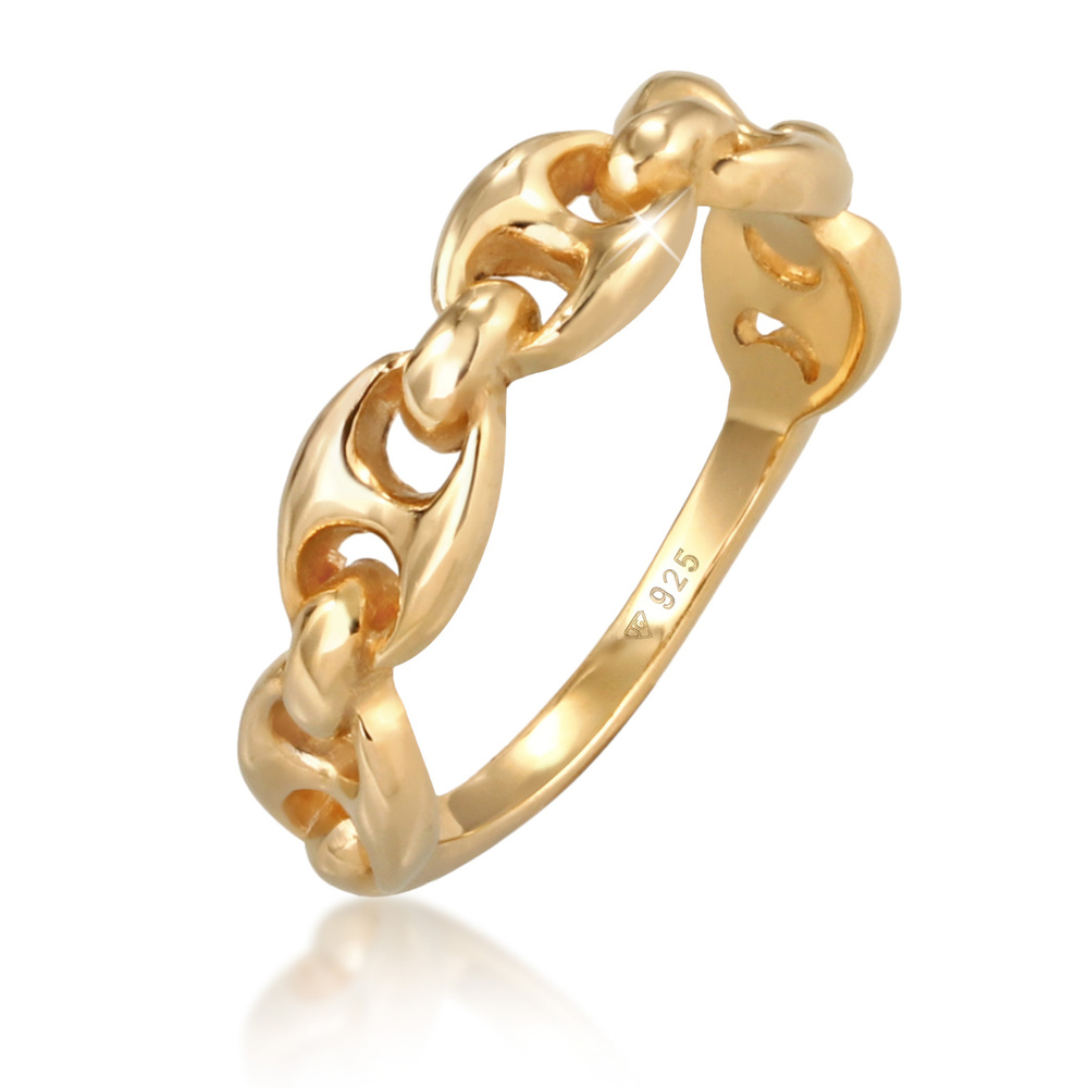 Elli Elli Bague Bague pour dames Maritime Ship Anchor Design Trend en argent sterling  Bague